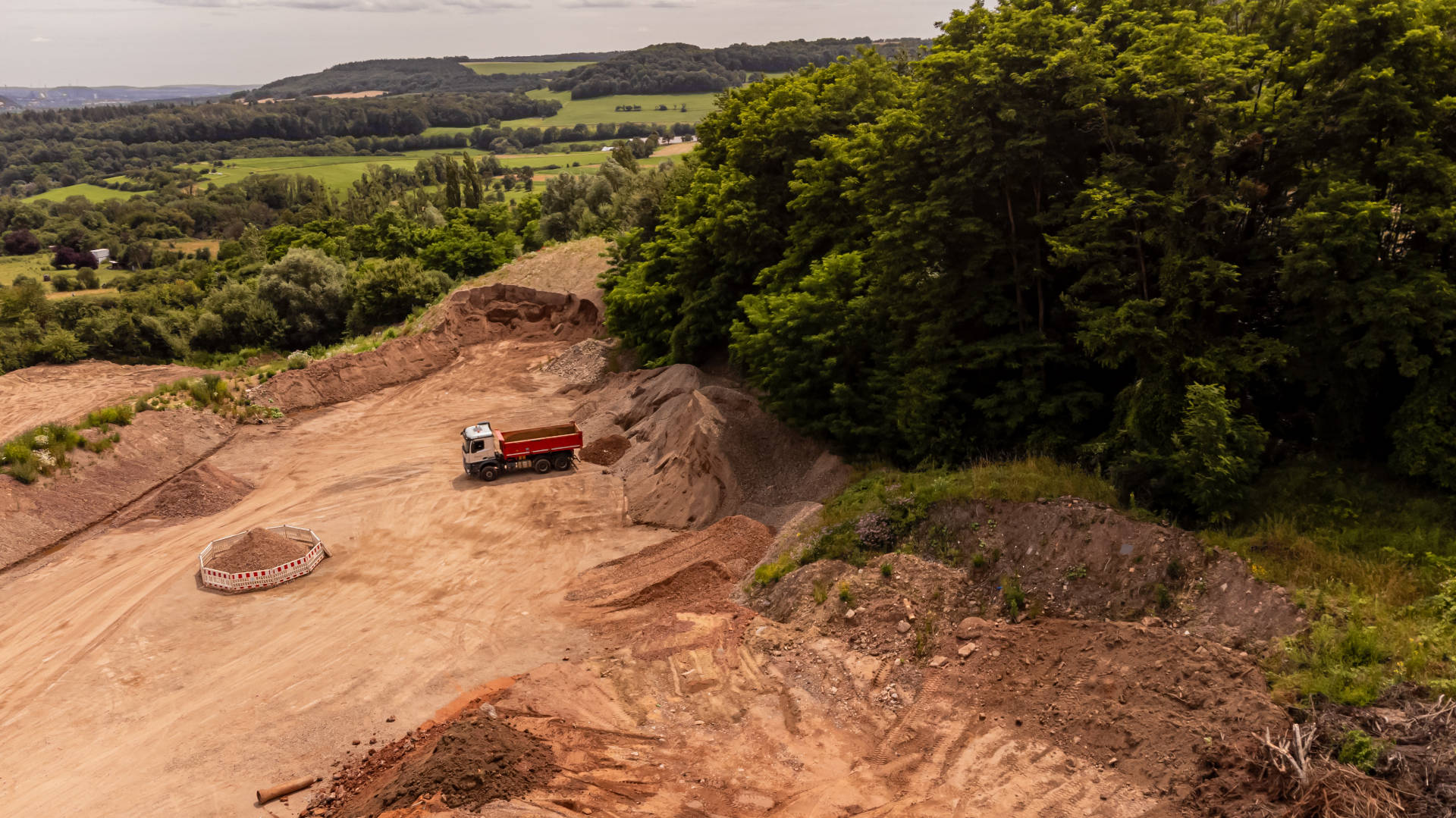 Bauschutt-Recyclinganlage in Merzig-Besseringen