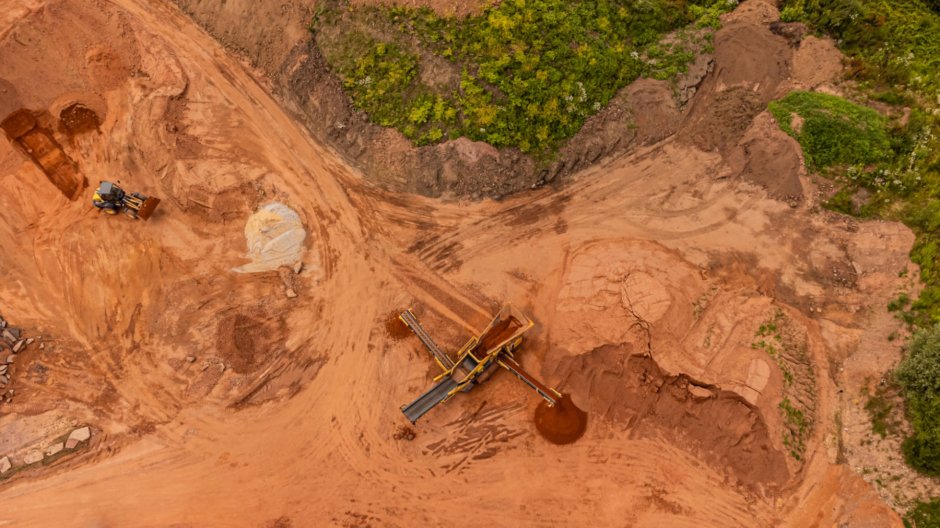 Bauschutt-Recyclinganlage in Merzig-Besseringen